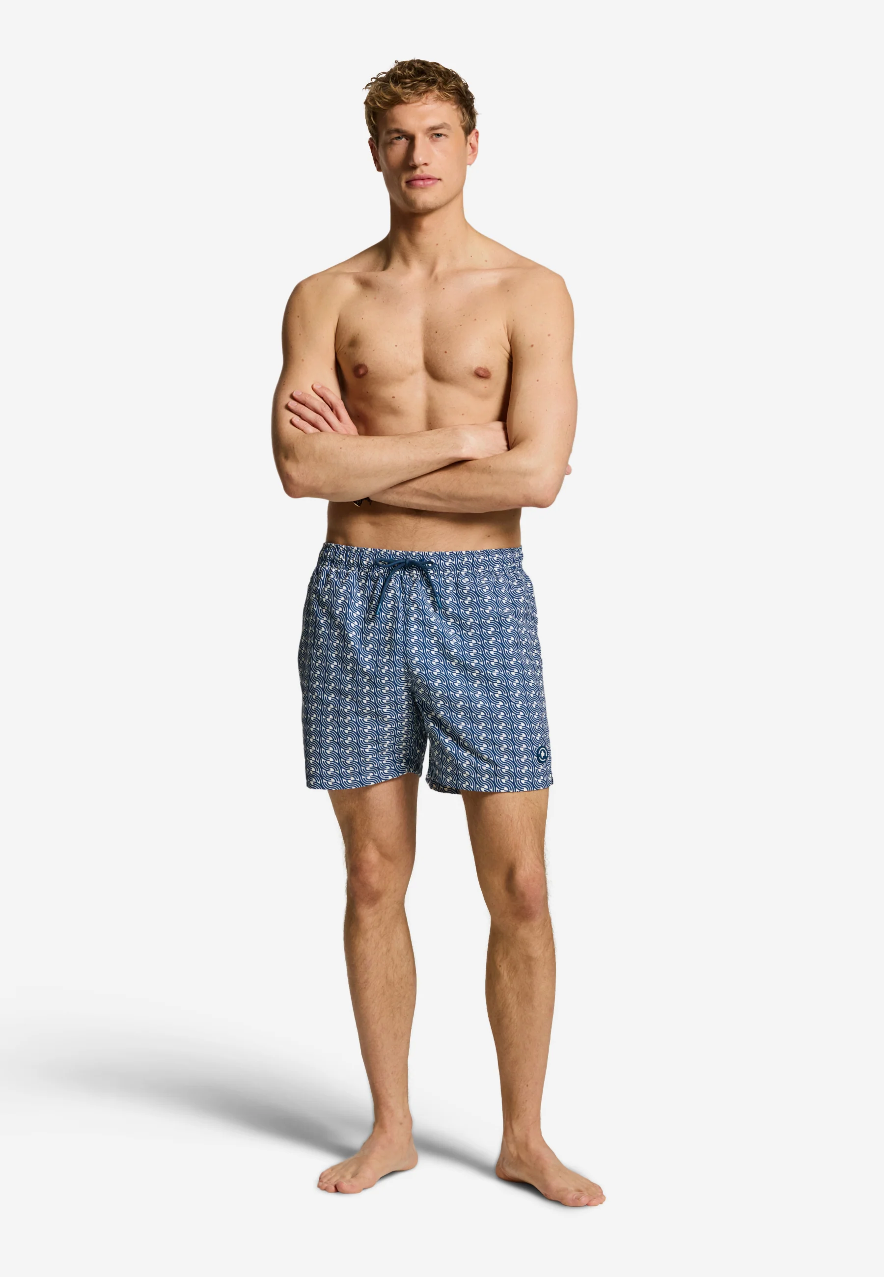 A-Dam x TSB - Nate Quick Dry swim shorts Geo waves - Image 5