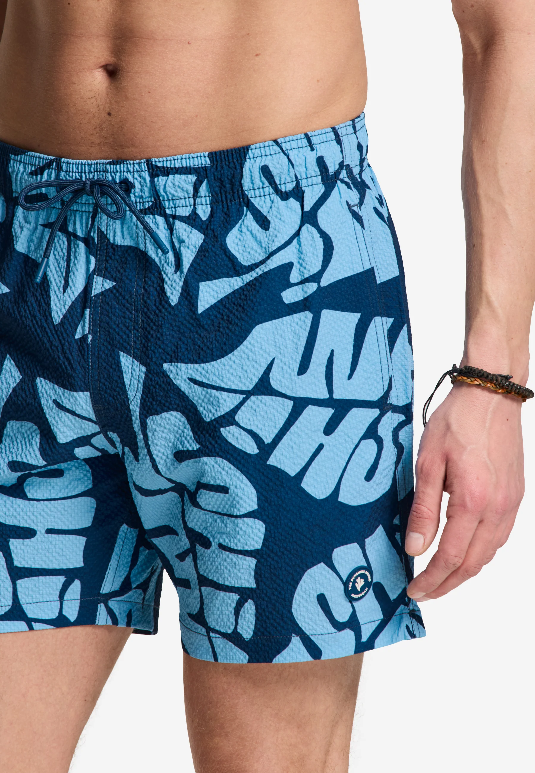 A-Dam x TSB - Nate Quick Dry Swim Shorts | blue slate - Image 3