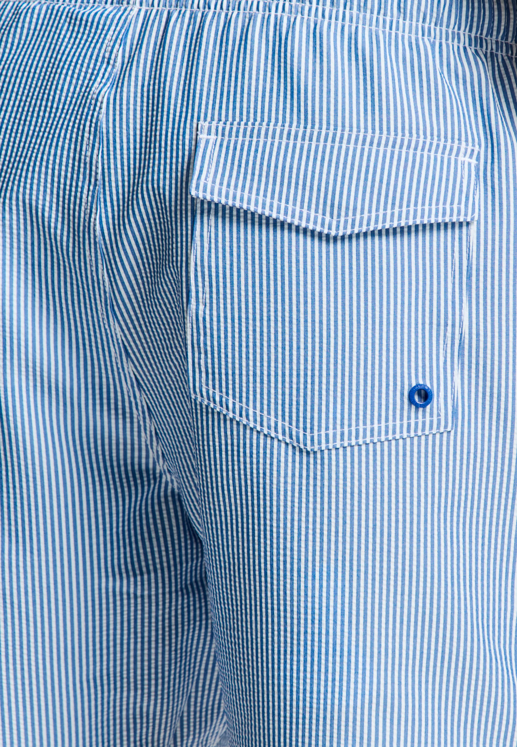 A-Dam x TSB - Pete swim shorts seersucker | blue stripe - Image 4