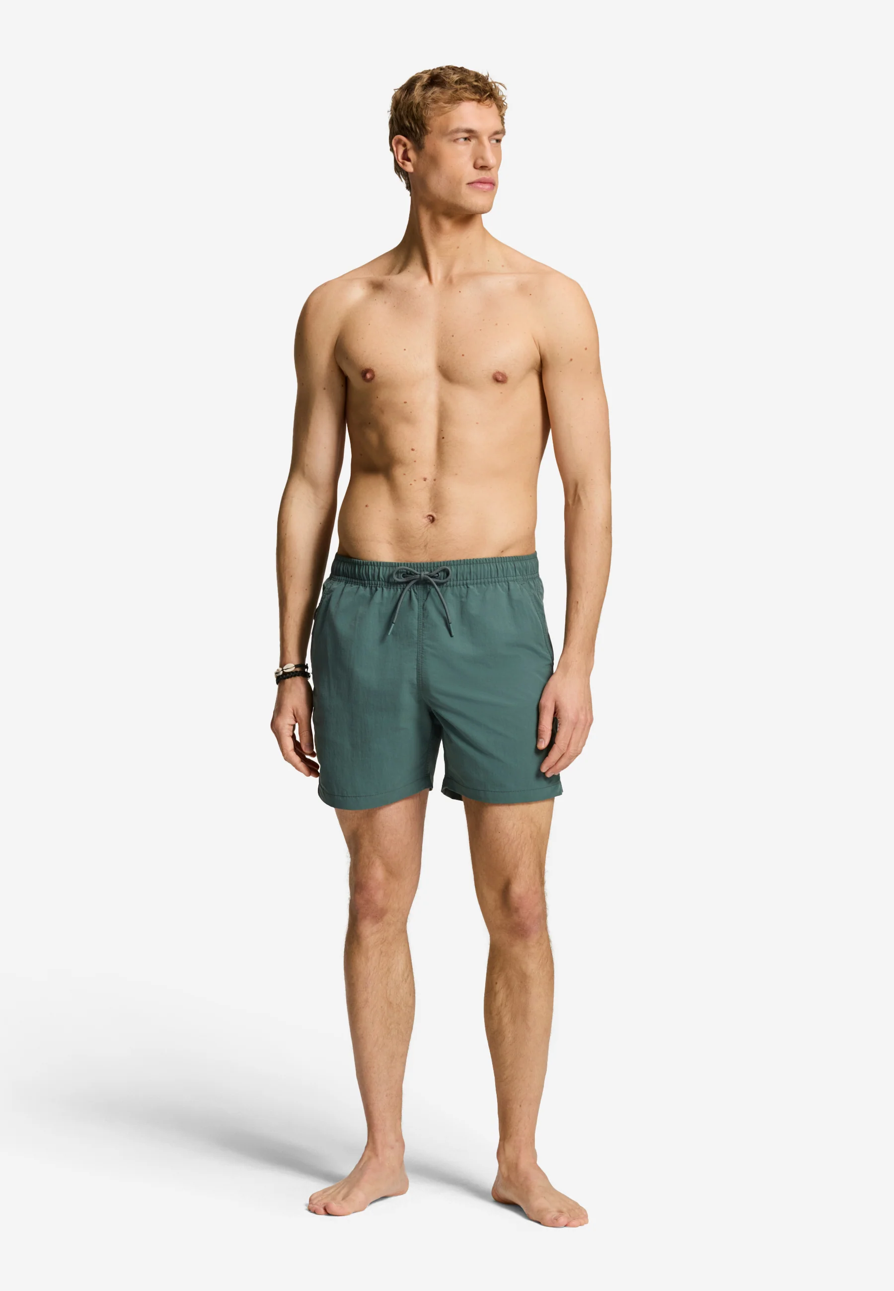 A-Dam x TSB - Nate Quick Dry Swim Shorts solid | green smokey - Image 4
