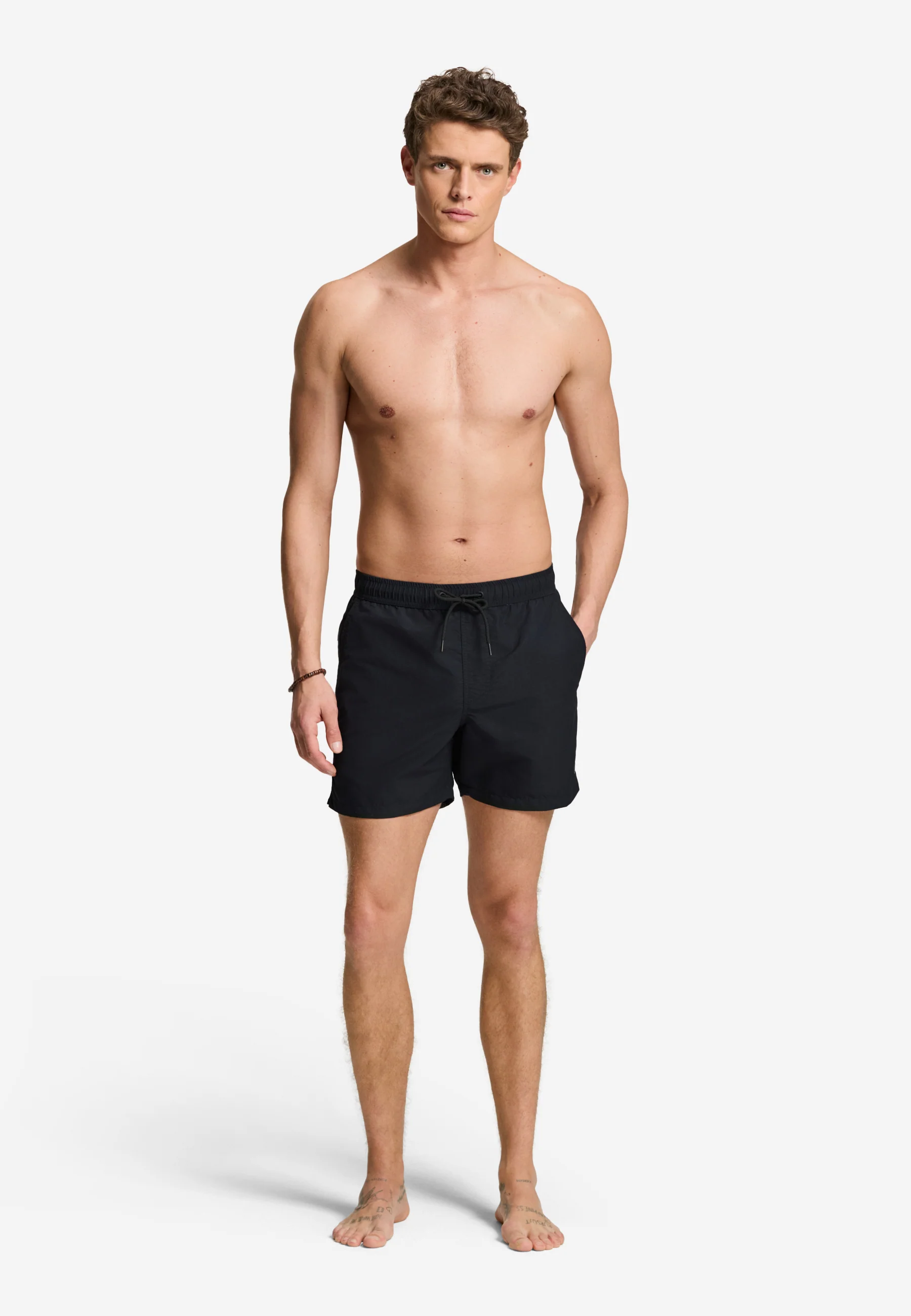 A-Dam x TSB - Nate Quick Dry Swim Shorts solid | black - Image 2
