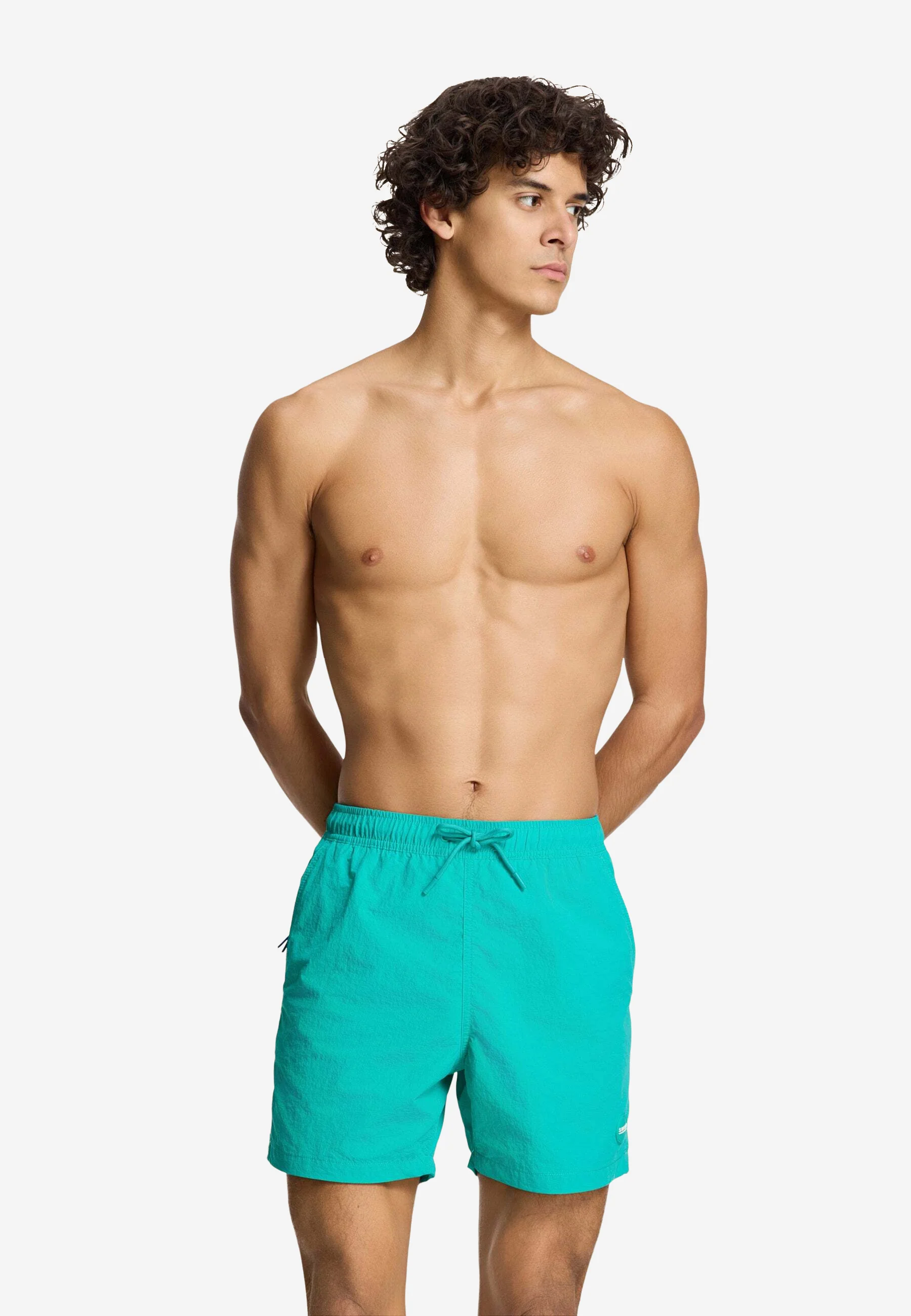 A-Dam x TSB - Nate Quick Dry Swim Shorts solid | blue lagoon - Image 2