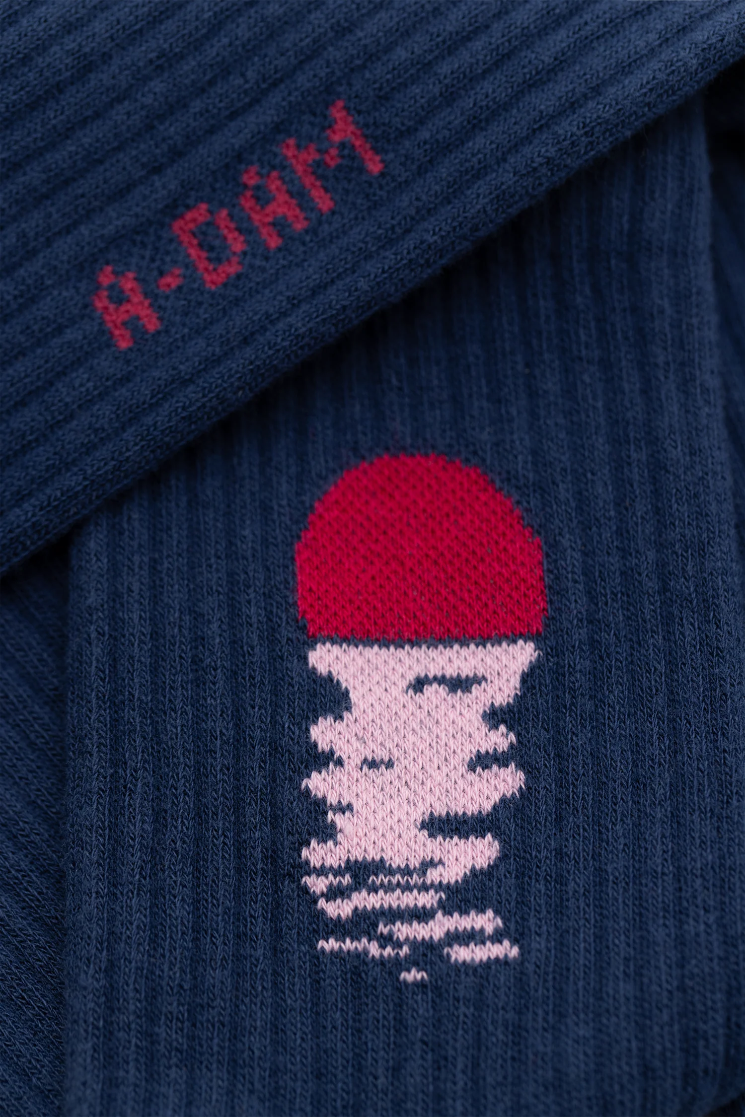 Blue Sunset Quarter Crew Socks - Image 2
