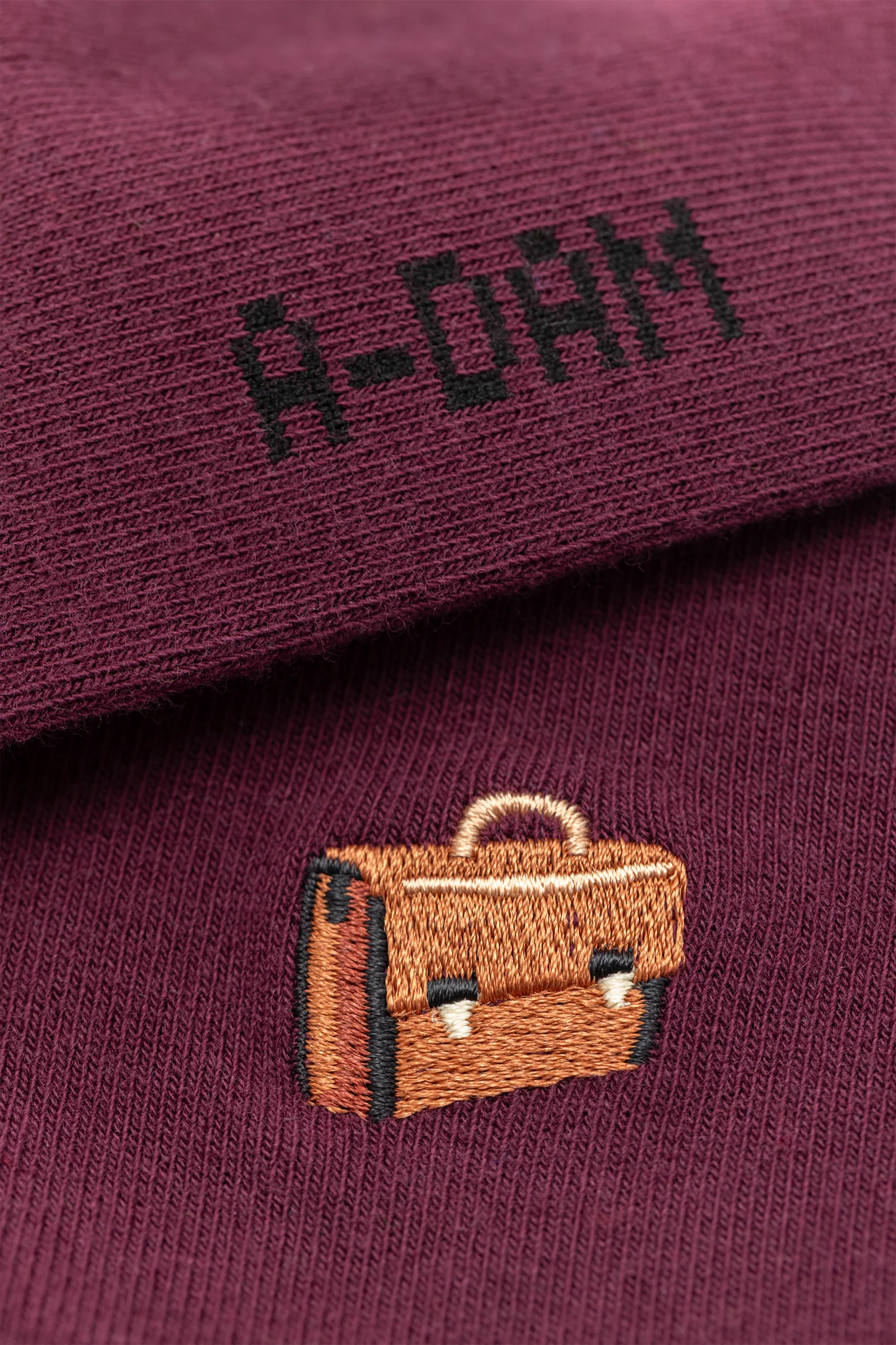 Burgundy School Bag - Image 3
