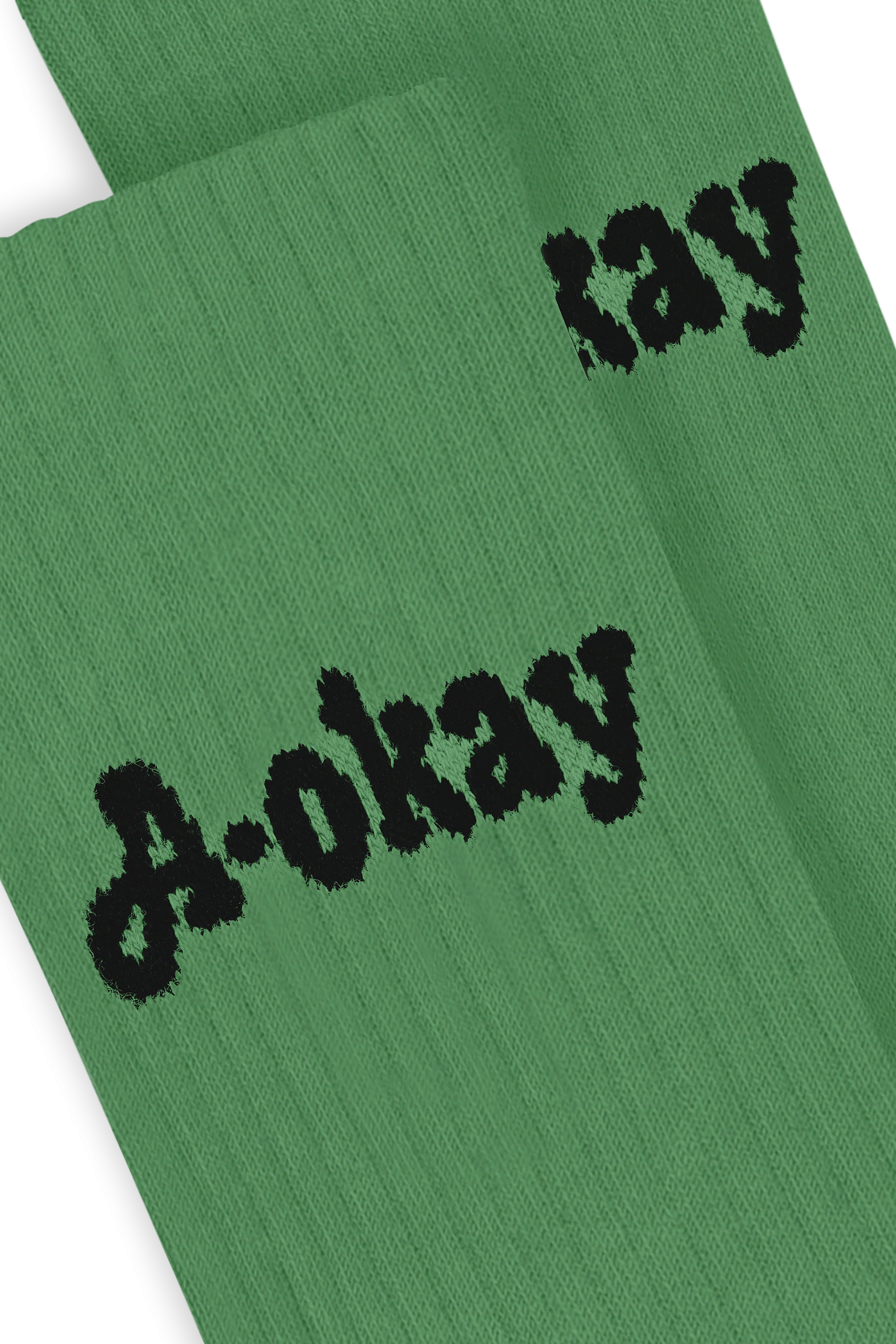Green A-okay Quarter Crew Socks - Image 4