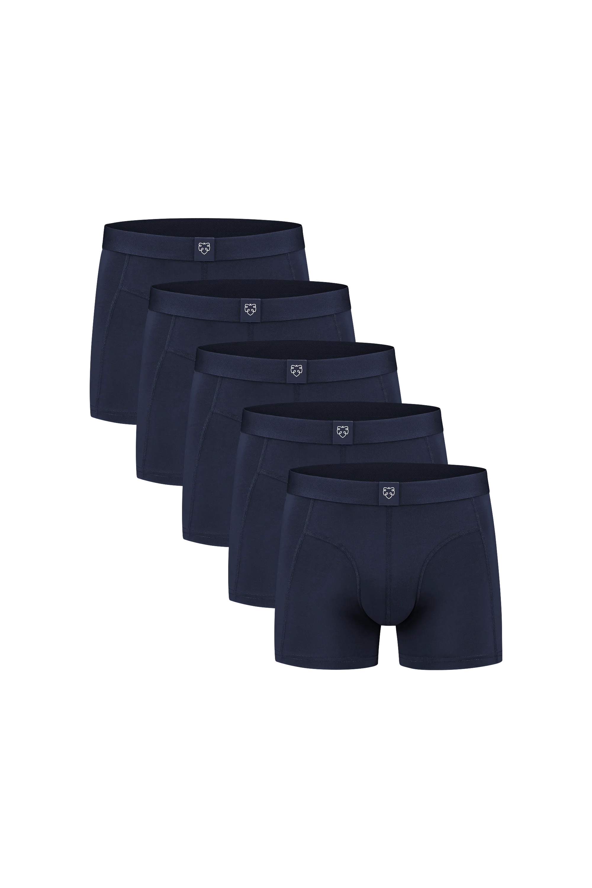 Boxer Brief Dark Navy Solid 5P